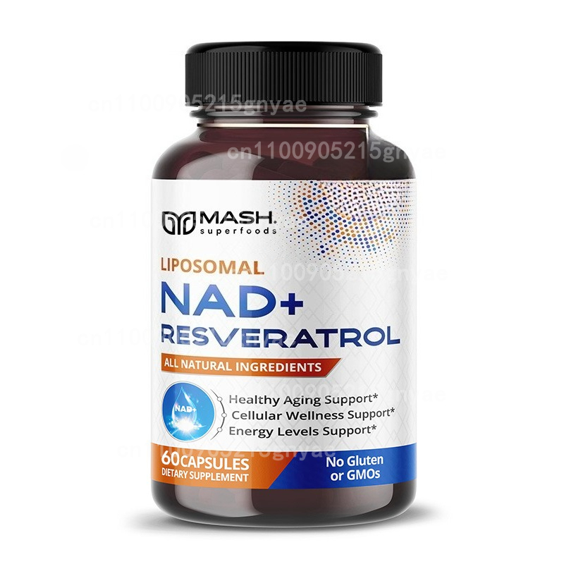 Resveratrol Capsule Anti Aging - 900mg NAD+ Takviyesi: Nikotinamid Ribozid +