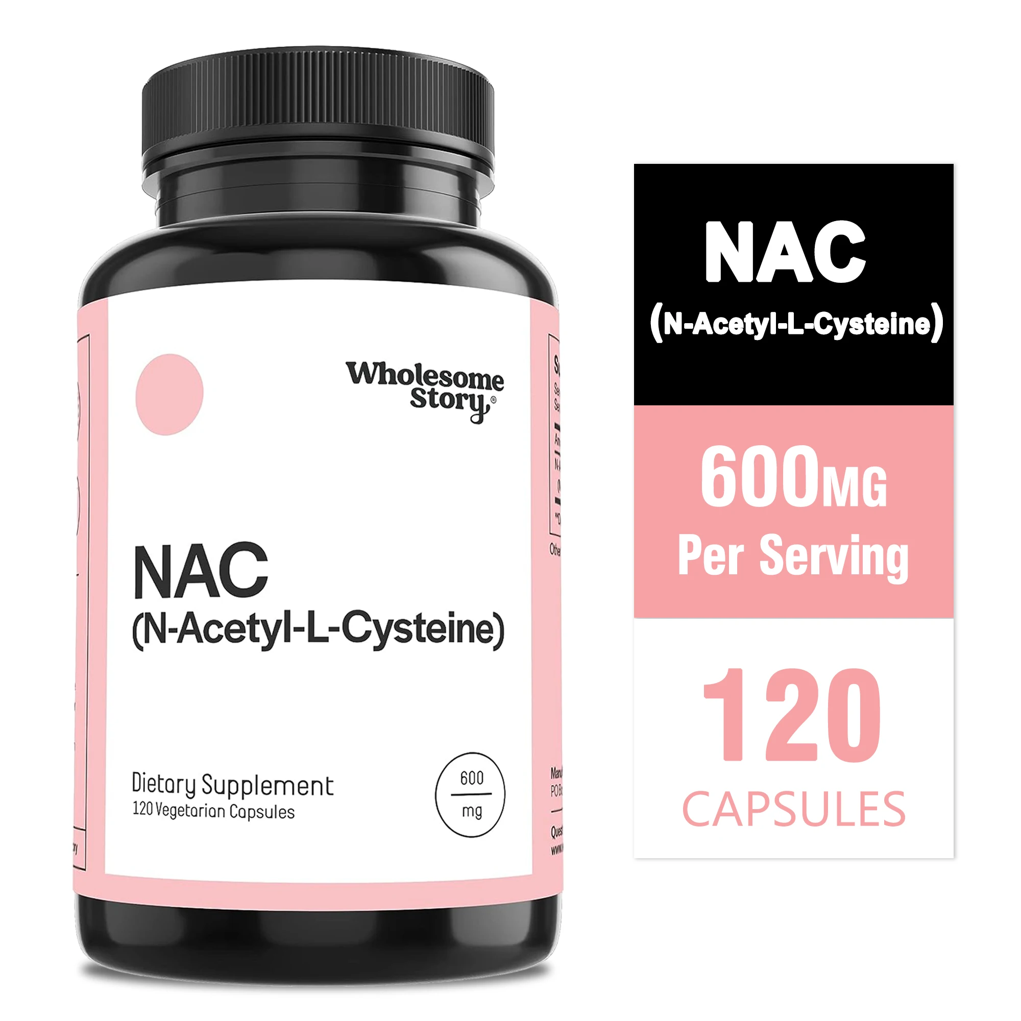 Nac N Acetyl Cysteine - NAC (N-Asetil L-Sistein) 600mg - Antioksidan