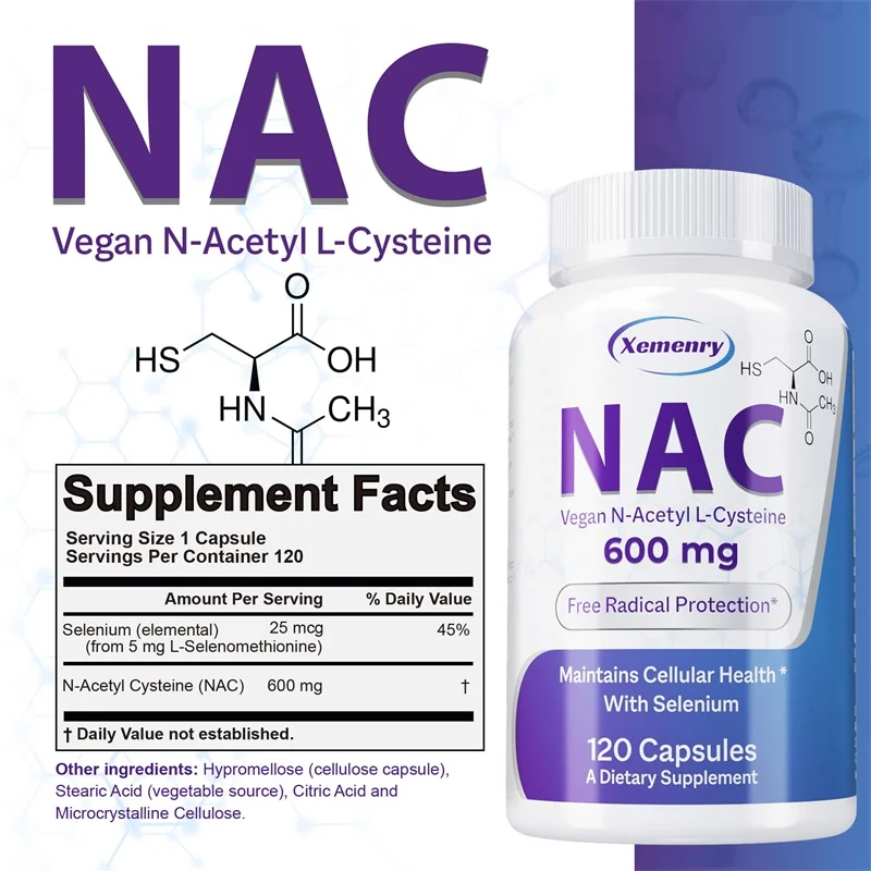 NAC Kapsülleri 600mg - Cilt Sa - Nac N Acetyl Cysteine incelemesi ve fiyatı
