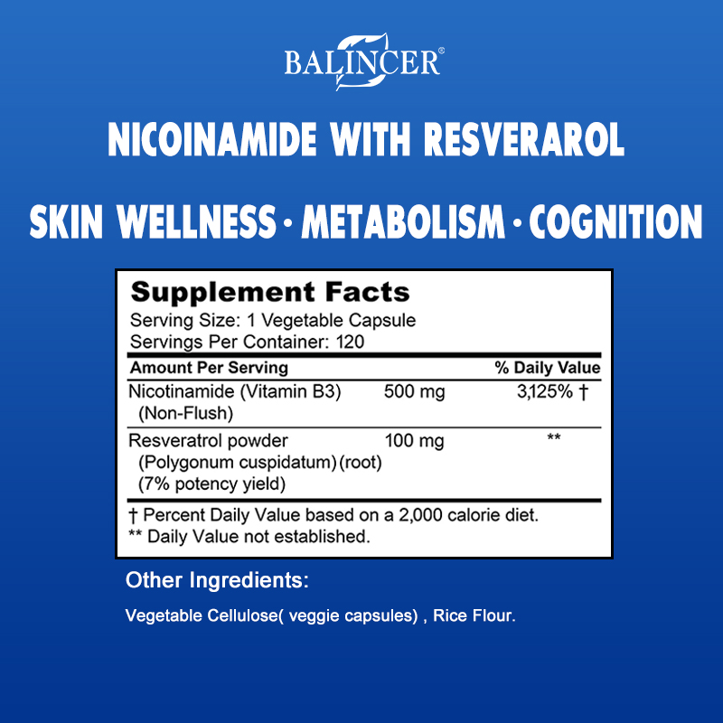 Resveratrol İçeren Nikotinamid - Resveratrol Capsule Anti Aging incelemesi ve fiyatı