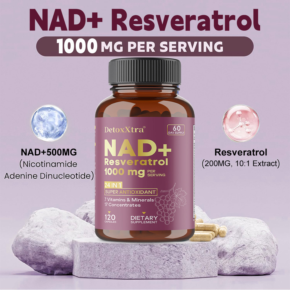 NAD+ Resveratrol Takviyeleri - - Resveratrol Capsule Anti Aging incelemesi ve fiyatı
