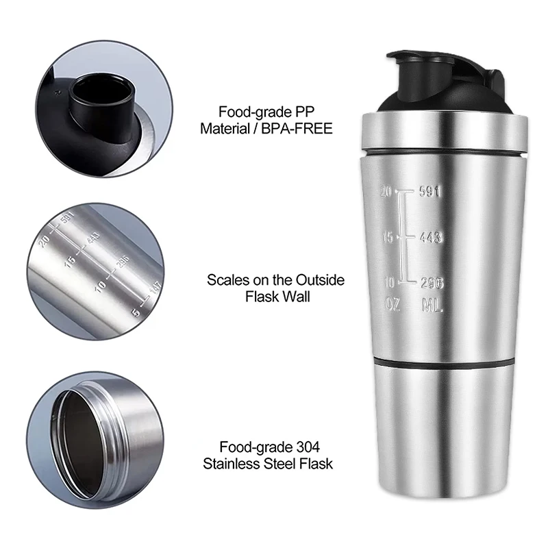 Paslanmaz Çelik Protein Shaker - Fitness Nutrition Protein incelemesi ve fiyatı