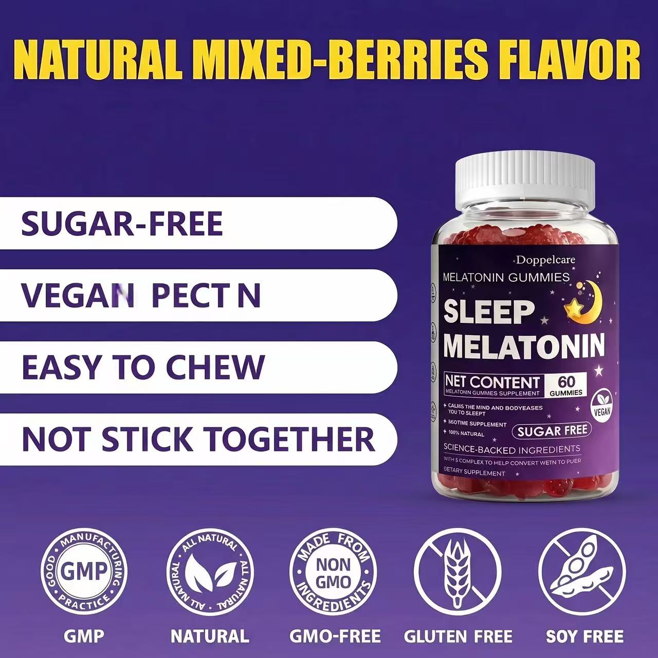 Şekersiz Vegan Uyku Melatonin  - Melatonin Sleep Gummy incelemesi ve fiyatı