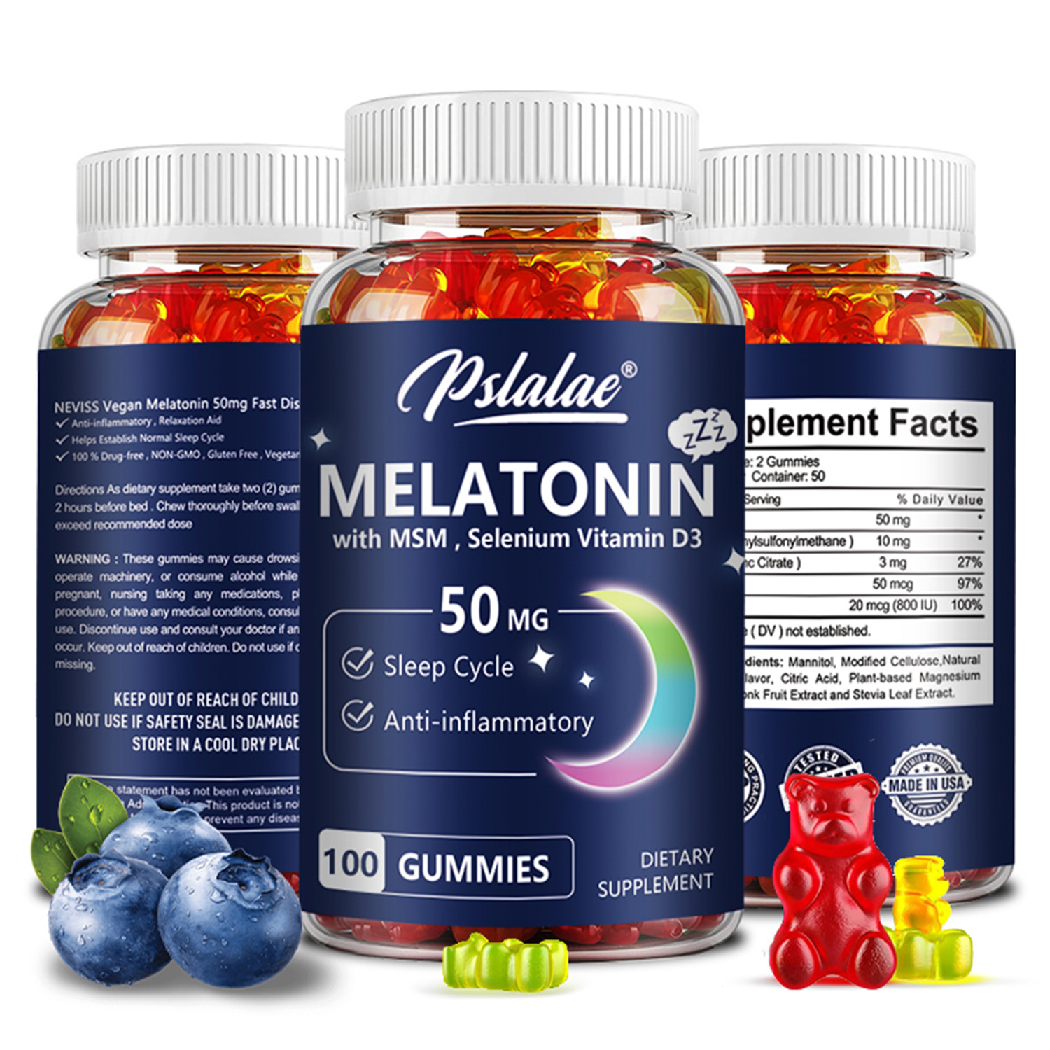 Melatonin Sakızları 50mg - Uyk - Melatonin Sleep Gummy incelemesi ve fiyatı
